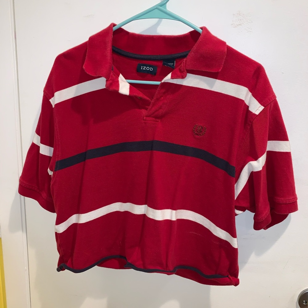 Cute Vintage Cropped IZOD Tee